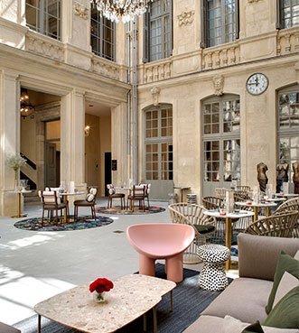 Patio Cour Hotel Richer De Belleval Montpellier