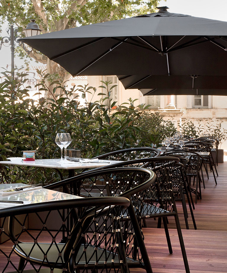 Terrasse Hotel Richer De Belleval Montpellier